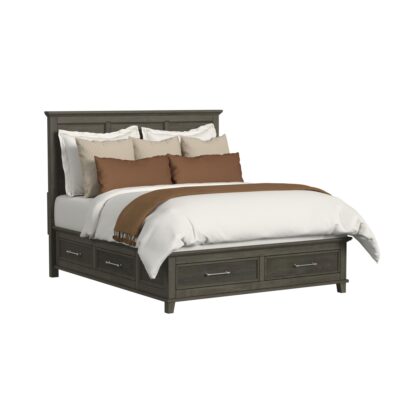 Canterbury Queen Bed in Grey