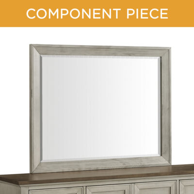 Farmington Mirror in Washed Stone