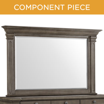 Kings Court Mirror in Grey