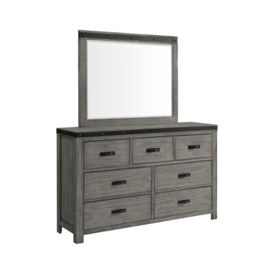 Wade 7 Drawer Dresser & Mirror