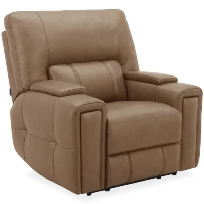 HUDSON TRIPLWER POWER WALLSAVER RECLINER IN BUTTERNUT