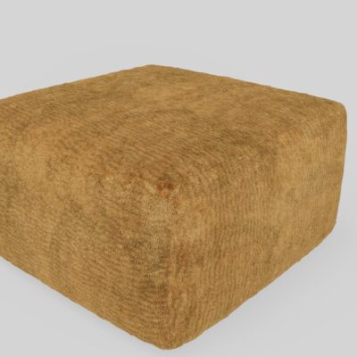 CAPISTRANO COCKTAIL OTTOMAN IN WINTER CAMEL