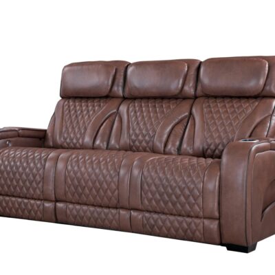 TUSCANY TRIPLE POWER LEATHER SOFA
